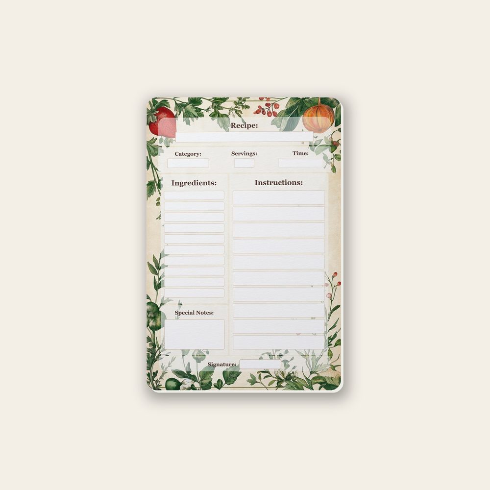 ingredient highlights recipe-card design